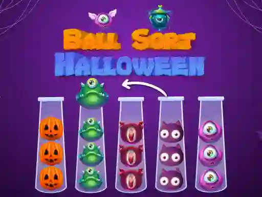 खेल Ball Sort Halloween ऑनलाइन