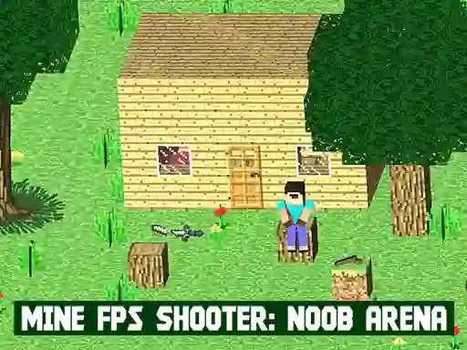 खेल Mine FPS Shooter: Noob Arena ऑनलाइन