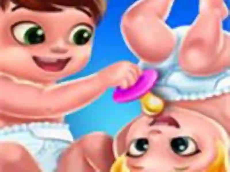 खेल Baby Twins Caring Day ऑनलाइन
