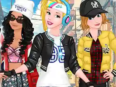 खेल Princesses Sporty & Funky Day ऑनलाइन