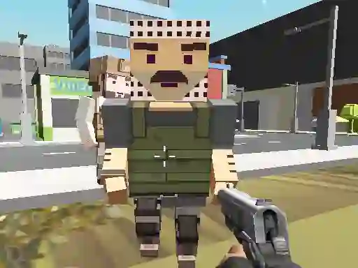 खेल Block Pixel Cop: Gun Craft In Robbers World ऑनलाइन