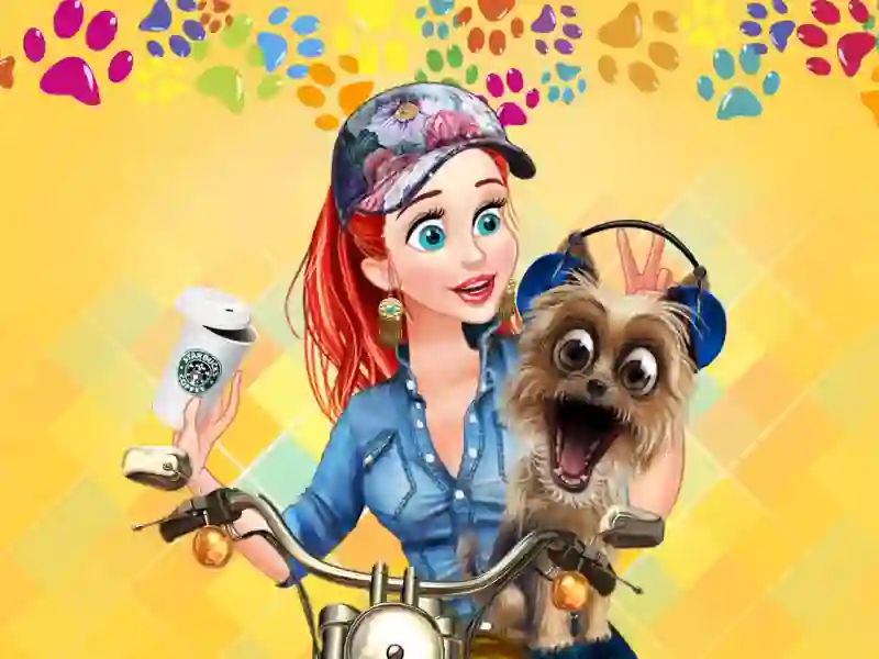 खेल Princesses & Pets Photo Contest ऑनलाइन