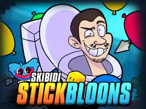 खेल Skibidi Stick Bloons ऑनलाइन
