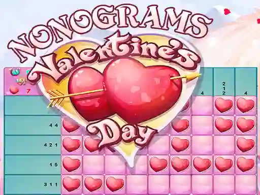 खेल Nonograms Valentines Day ऑनलाइन