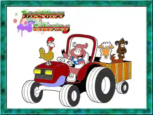 खेल Tractor Coloring Pages ऑनलाइन