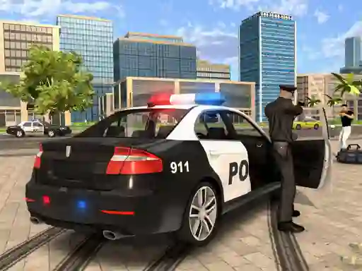 खेल Cartoon Police Car ऑनलाइन