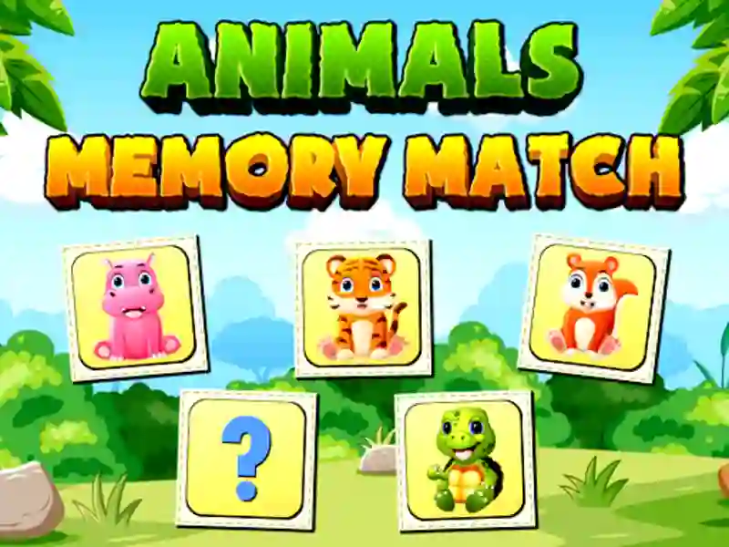 खेल Animals Memory Match ऑनलाइन