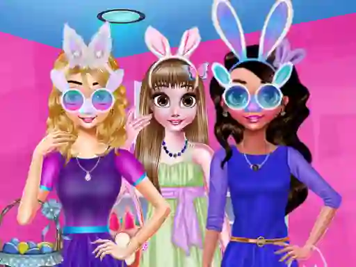 खेल Funny Easter Girls ऑनलाइन