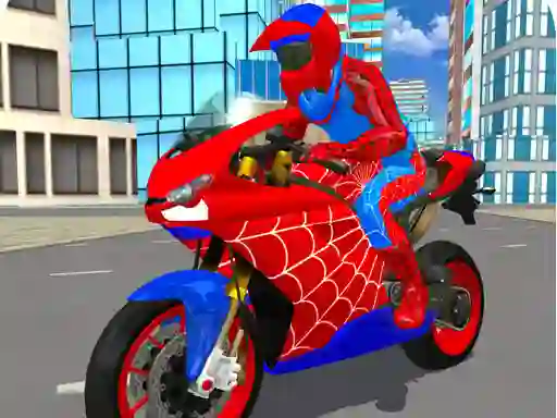 खेल Hero Stunt Spider Bike Simulator 3d 2 ऑनलाइन