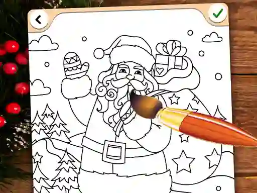 खेल Christmas Coloring Game ऑनलाइन