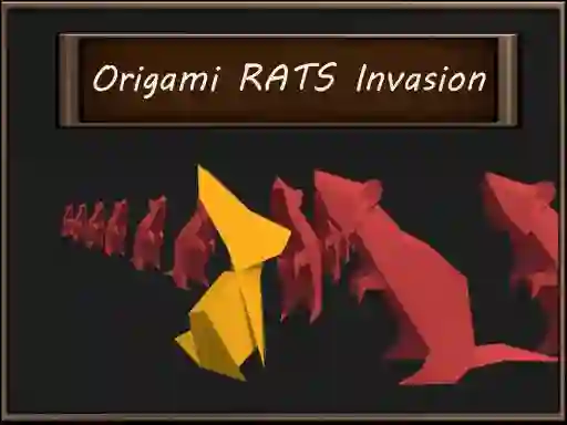 खेल Origami Rats Invasion ऑनलाइन