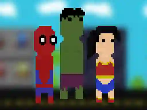 खेल Super Heroes Runner ऑनलाइन