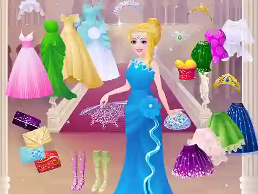 खेल Cinderella Dress Up Girl Games ऑनलाइन