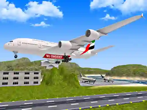 खेल Airplane Fly 3d Flight Plane ऑनलाइन