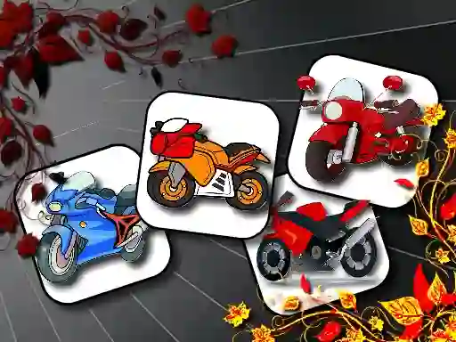 खेल Cartoon Motorbikes Memory ऑनलाइन