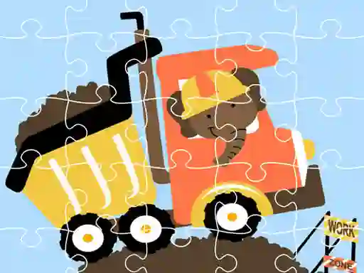 खेल Dumper Trucks Jigsaw ऑनलाइन