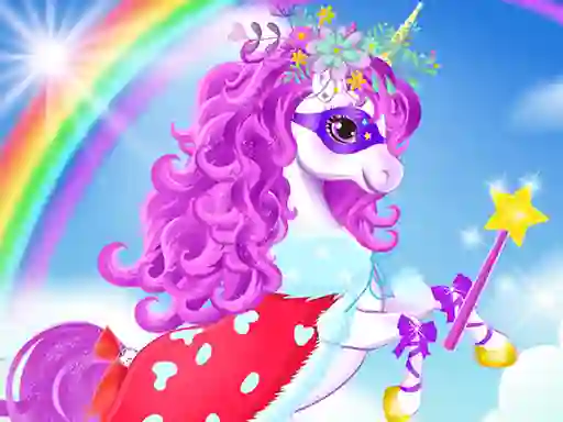 खेल Baby unicorn dress up ऑनलाइन