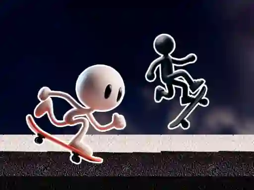 खेल Black and White Stickman ऑनलाइन