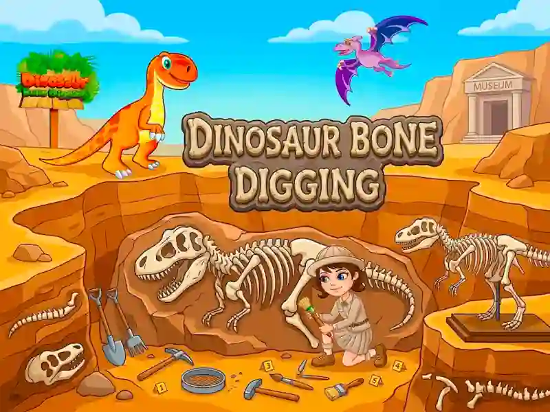 खेल Dinosaur Bone Digging ऑनलाइन