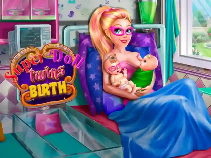 खेल Super Doll Twins Birth ऑनलाइन