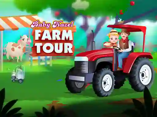 खेल Baby Hazel Farm Tour ऑनलाइन