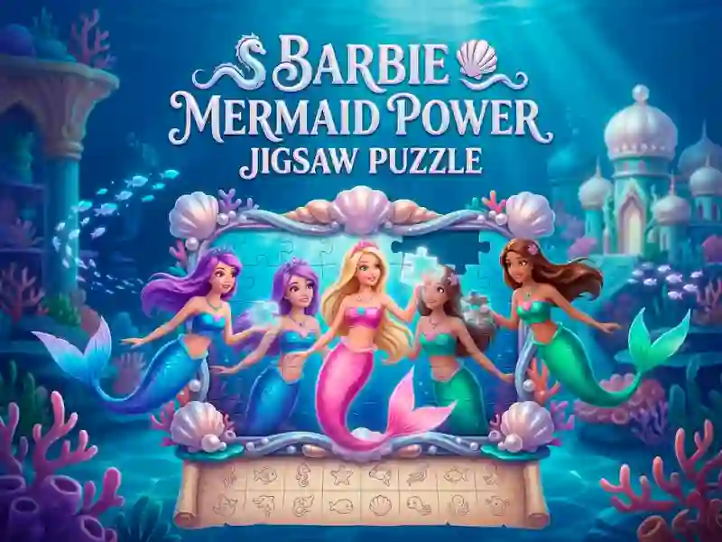 खेल Barbie Mermaid Power Jigsaw Puzzle ऑनलाइन