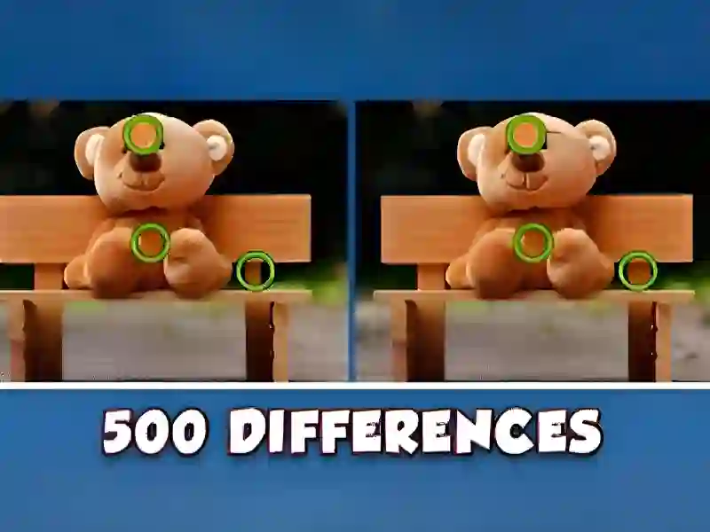 खेल Find 500 Differences ऑनलाइन
