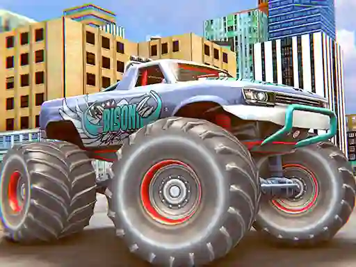 खेल Monster Truck Stunt Driving Simulation ऑनलाइन