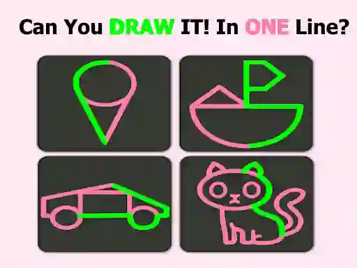 खेल Brain Test: One Line Draw Puzzle ऑनलाइन