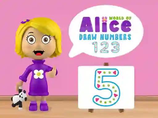 खेल World of Alice Draw Numbers ऑनलाइन