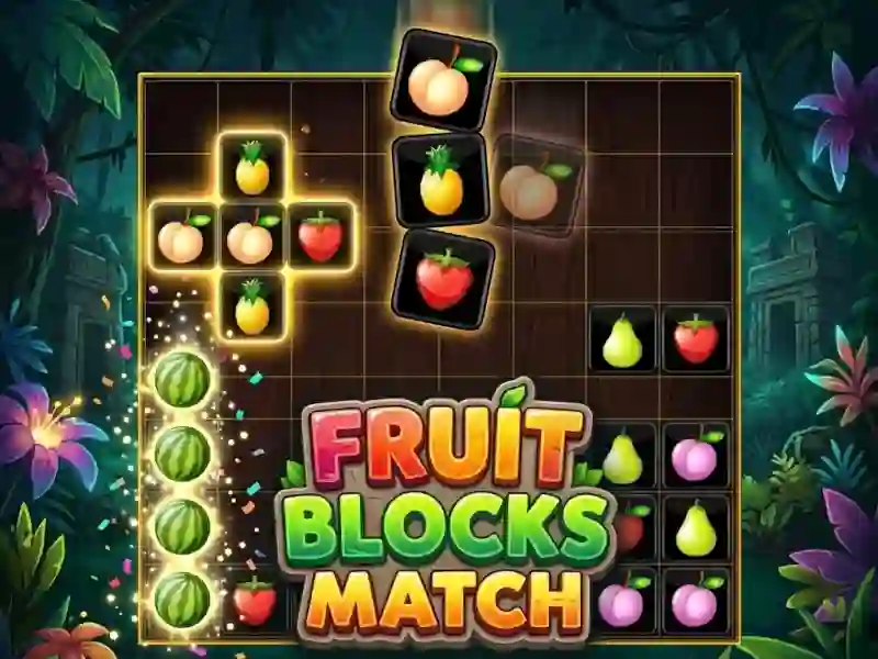 खेल Fruit Blocks Match ऑनलाइन