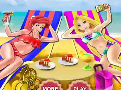 खेल Princess Beach Dress Up ऑनलाइन