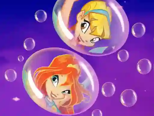 खेल Draw Winx Bubble Path ऑनलाइन