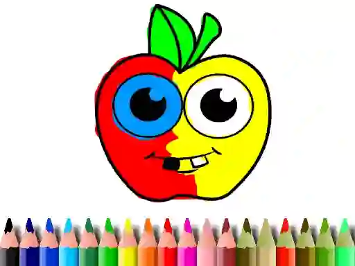 खेल Back To School: Apple Coloring Book ऑनलाइन