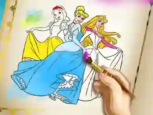 खेल Princesses Coloring Book ऑनलाइन