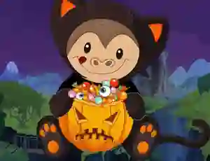 खेल Halloween Monkey Jumper ऑनलाइन