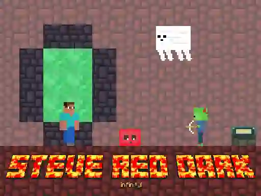 खेल Steve Red Dark ऑनलाइन