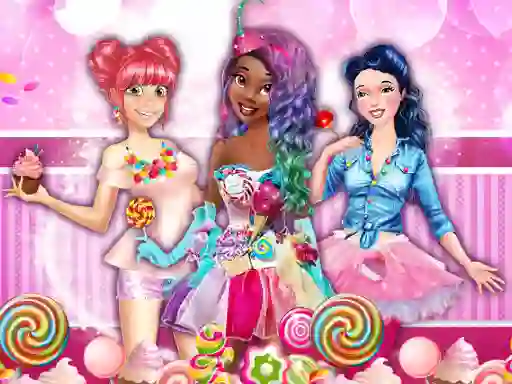 खेल Sweet Party With Princesses ऑनलाइन