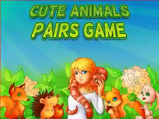 खेल Cute Animals Pairs Game ऑनलाइन