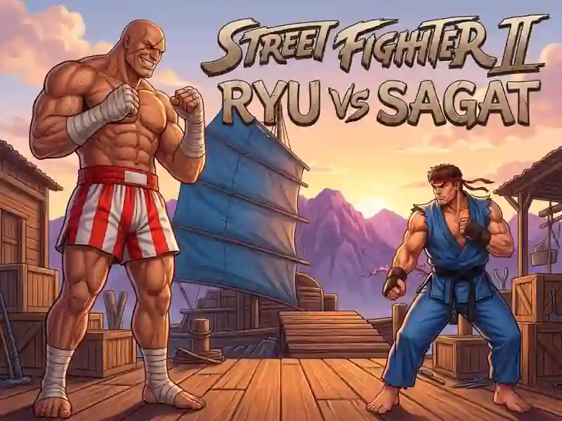 खेल Street Fighter II Ryu vs Sagat ऑनलाइन