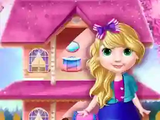 खेल Princess Doll House Decoration ऑनलाइन