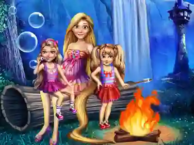 खेल Gorgeous Twins Spring Camp ऑनलाइन