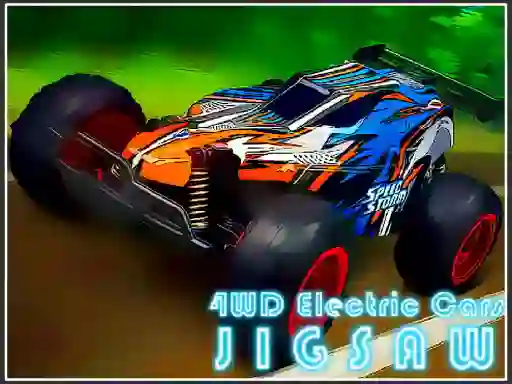 खेल 4WD Electric Cars Jigsaw ऑनलाइन