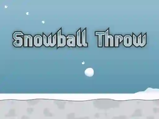 खेल Snowball Throw ऑनलाइन
