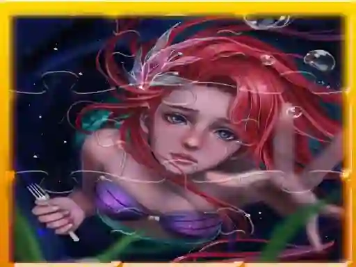 खेल Mermaid Ariel Princess Jigsaw Puzzle ऑनलाइन