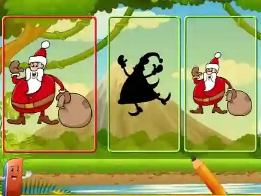 खेल Santa Shadow Match ऑनलाइन