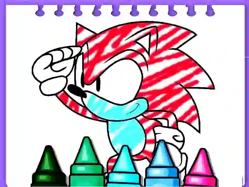 खेल Sonic Coloring Book ऑनलाइन