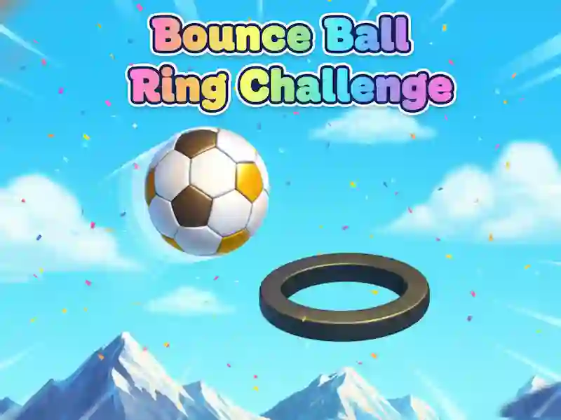 खेल Bounce Ball Ring Challenge ऑनलाइन