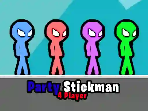 खेल Party Stickman 4 Player ऑनलाइन