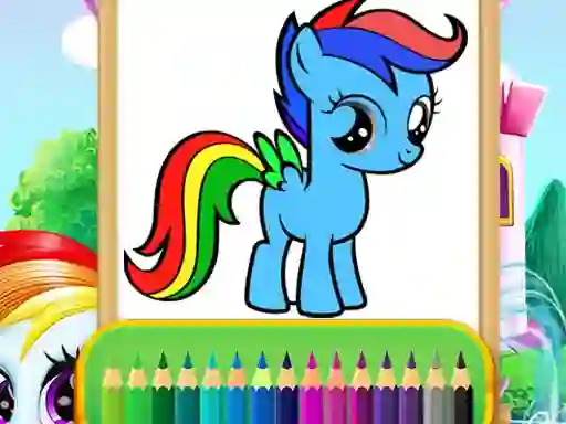 खेल Wonder Pony Coloring ऑनलाइन